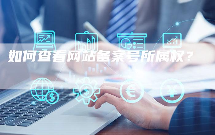 如何查看网站备案号所属权？