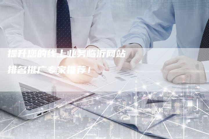 提升您的线上业务临沂网站排名推广专家推荐！