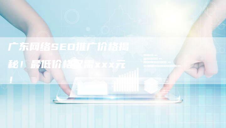 广东网络SEO推广价格揭秘！最低价格仅需xxx元！