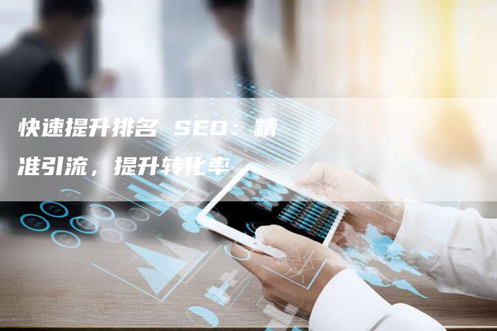快速提升排名 SEO：精准引流，提升转化率