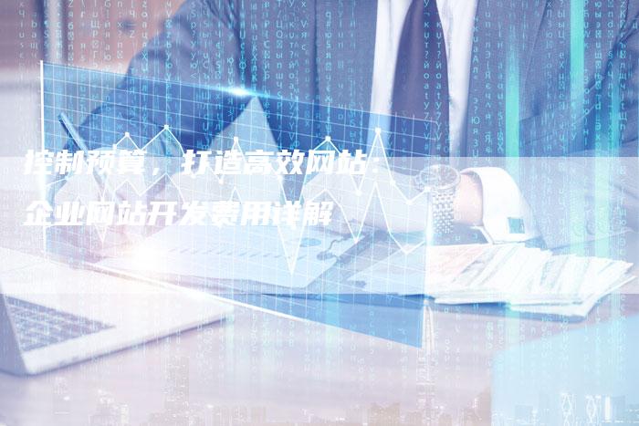 控制预算，打造高效网站：企业网站开发费用详解