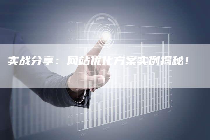 实战分享：网站优化方案实例揭秘！