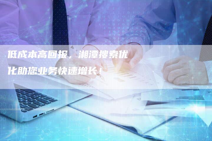低成本高回报，湘潭搜索优化助您业务快速增长！