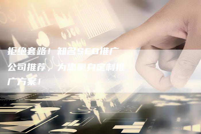 拒绝套路！知名SEO推广公司推荐，为您量身定制推广方案！