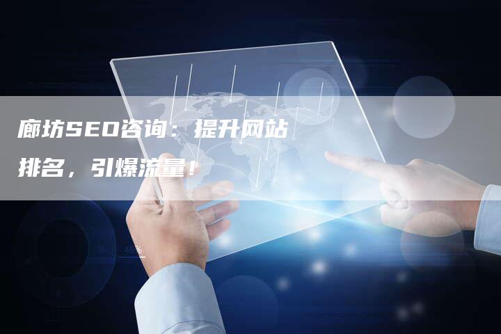 廊坊SEO咨询：提升网站排名，引爆流量！