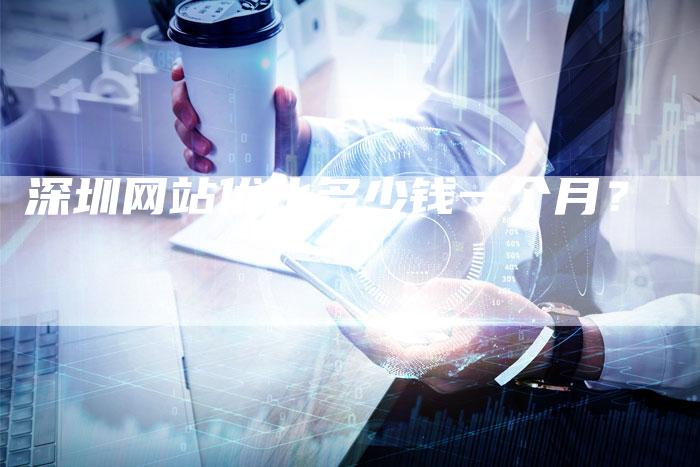 深圳网站优化多少钱一个月？