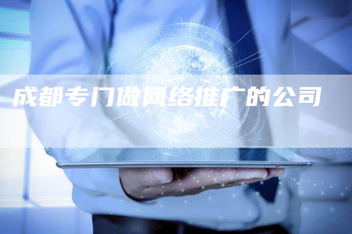 成都专门做网络推广的公司