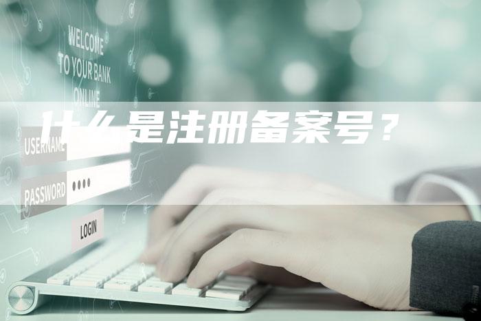 什么是注册备案号？