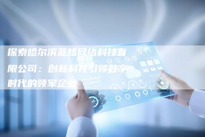 探索哈尔滨蓝鳍网络科技有限公司：创新科技引领数字时代的领军企业