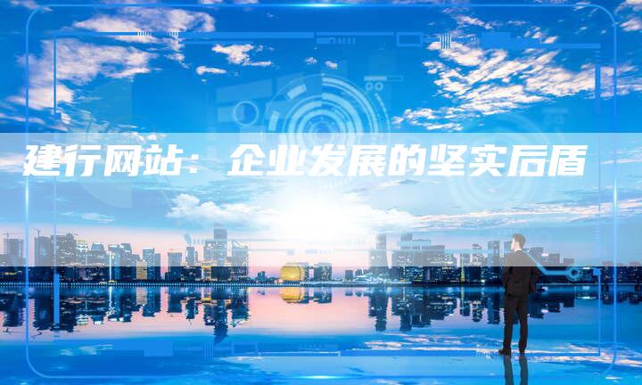 建行网站：企业发展的坚实后盾