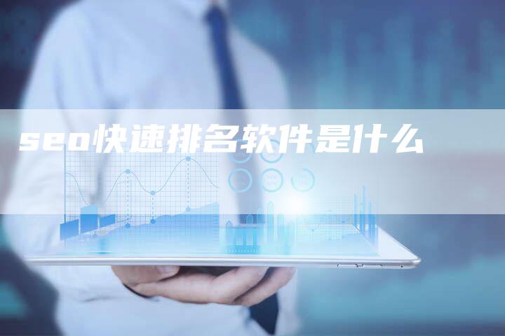 seo快速排名软件是什么