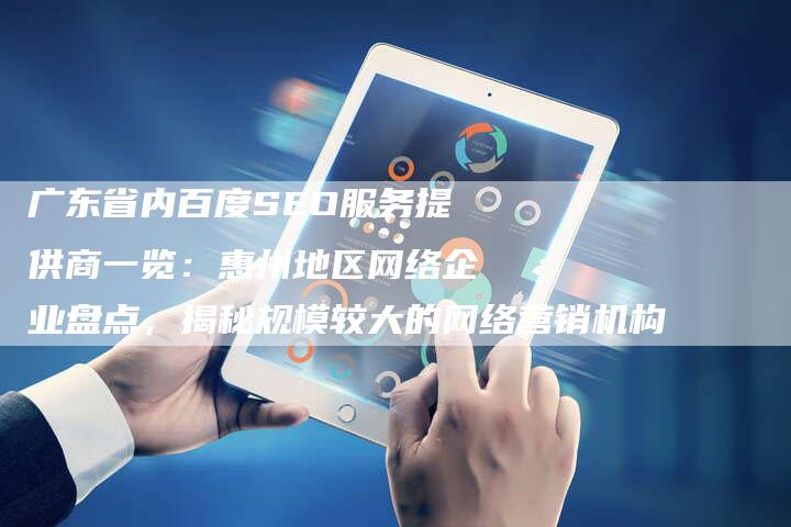 广东省内百度SEO服务提供商一览：惠州地区网络企业盘点，揭秘规模较大的网络营销机构