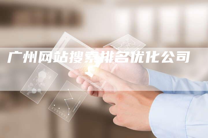 广州网站搜索排名优化公司