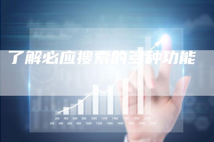 了解必应搜索的多种功能