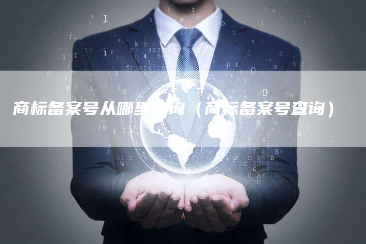 商标备案号从哪里查询（商标备案号查询）